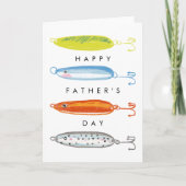 Vis aas Fijne Vaderdag Kaart (Voorkant)