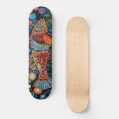 Vis - Aboriginal stijl - Skateboard Deck (Voorkant)