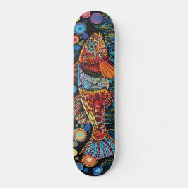 Vis - Aboriginal stijl - Skateboard Deck