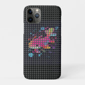 Vis achter net illustratie Case-Mate iPhone case (Achterkant)
