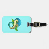 Vis Acrylhoudend Bagagelabel (Voorkant horizontaal)