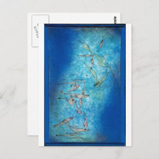 Vis Afbeelding - Paul Klee Briefkaart (Voorkant / Achterkant)