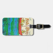 Vis Ahoy! Bagagelabel (Voorkant horizontaal)