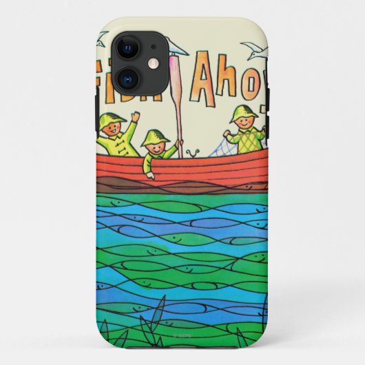 Vis Ahoy! Case-Mate iPhone Case (Achterkant)