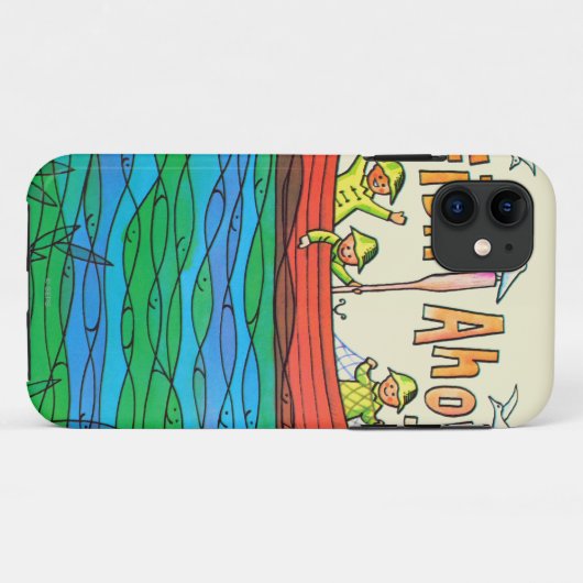 Vis Ahoy! Case-Mate iPhone Case (Achterkant (horizontaal))