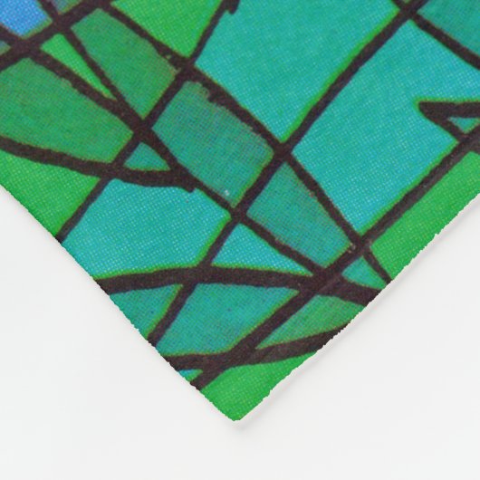 Vis Ahoy! Fleece Deken (Hoek)