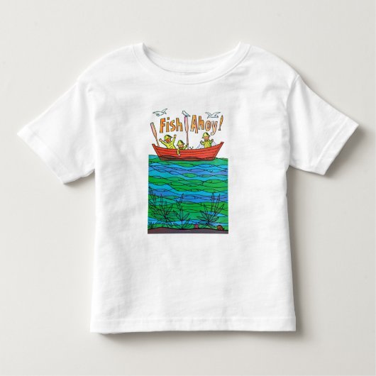 Vis Ahoy! Kinder Shirts (Voorkant)