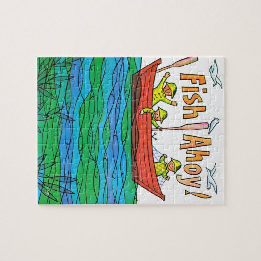 Vis Ahoy! Legpuzzel (Horizontaal)