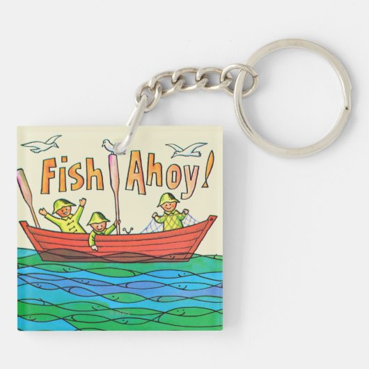 Vis Ahoy! Sleutelhanger (Achterkant)