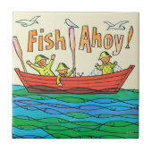 Vis Ahoy! Tegeltje (Voorkant)