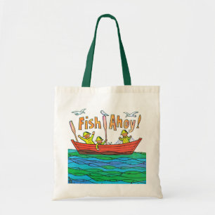 Vis Ahoy! Tote Bag