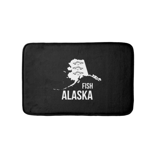 Vis Alaska Gevist ontwerp Badmat (Voorkant)