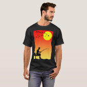 Vis All Day Zwarte Shirt (Voorkant volledig)