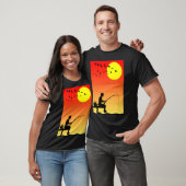 Vis All Day Zwarte Shirt (Unisex)