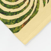 Vis Antiek Tegel Oude kunst Fleece Deken (Hoek)