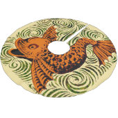 Vis Antiek Tegel Oude kunst Kerstboom Rok (Gekanteld)