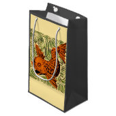 Vis Antiek Tegel Oude kunst Klein Cadeauzakje (Voorkant Gekanteld)