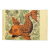 Vis Antiek Tegel Oude kunst Kussensloop (Achterkant)