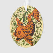 Vis Antiek Tegel Oude kunst Ornament (voorkant)