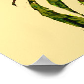 Vis Antiek Tegel Oude kunst Poster (Hoek)