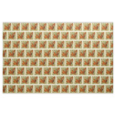 Vis Antiek Tegel Oude kunst Stof (Yard (91,4 cm))