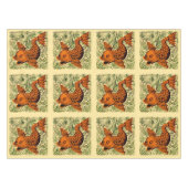 Vis Antiek Tegel Oude kunst Tafelkleed (Voorkant (Horizontaal))