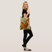 Vis Antiek Tegel Oude kunst Tote Bag (Op model)