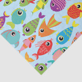 Vis Aquarium 1e Verjaardag Party Tissue Paper Tissuepapier (Detail)