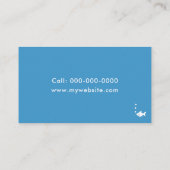 Vis Aquarium Installatie & Onderhoud Visitekaartje (Achterkant)