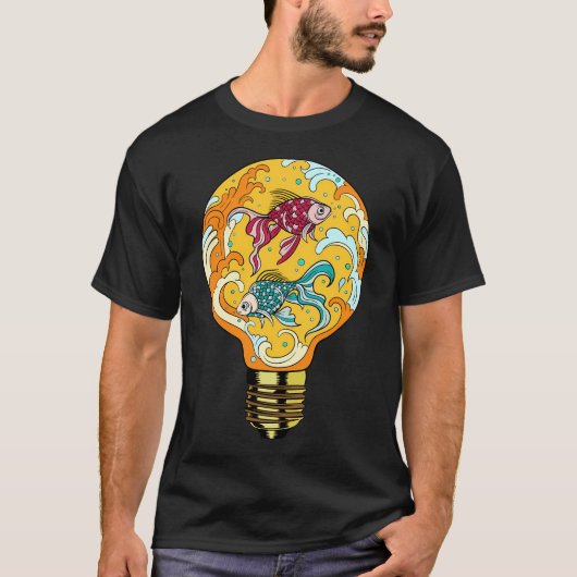 vis aquarium t-shirt (Voorkant)