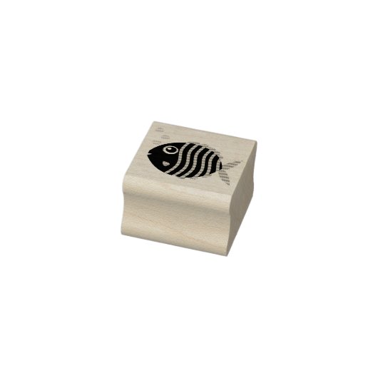 Vis Aquarium Tropisch Leuk Kind Rubberstempel (Stempel)