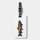 Vis Arizona Vlag Forel Bagagelabel (Voorkant verticaal)