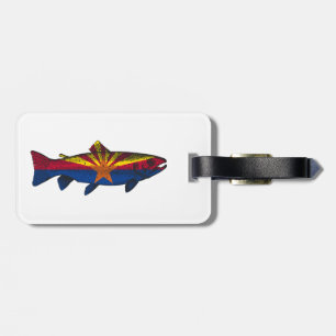 Vis Arizona Vlag Forel Bagagelabel