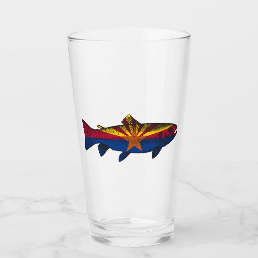 Vis Arizona Vlag Forel Glas (Voorkant)