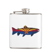 Vis Arizona Vlag Forel Heupfles (Voorkant)