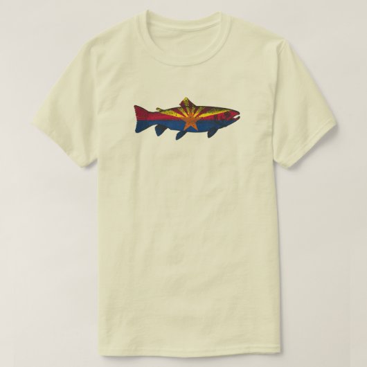 Vis Arizona Vlag Forel T-shirt (Design voorkant)