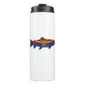 Vis Arizona Vlag Forel Thermosbeker (Voorkant)