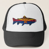 Vis Arizona Vlag Forel Trucker Pet (Voorkant)