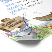 Vis Baby shower Moeder Osa Bar Poster (Hoek)