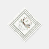 Vis Baby shower uitnodiging Servet (Hoek)