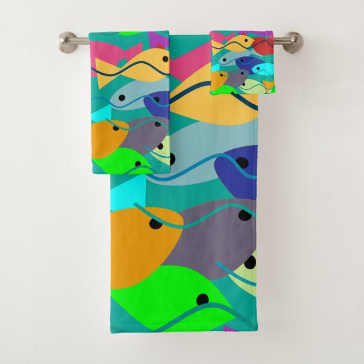 vis bad handdoek (Insitu)