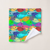 vis bad handdoek (Wasdoekje)