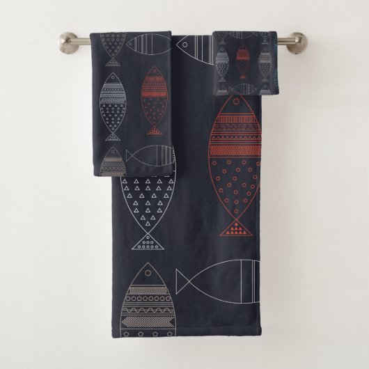 vis bad handdoek (Insitu)