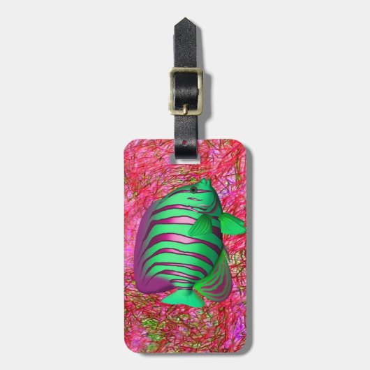 Vis Bagage Label (Voorkant verticaal)