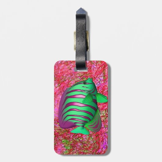 Vis Bagage Label (Achterkant verticaal)