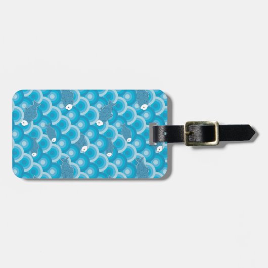 vis bagagelabel (Voorkant horizontaal)