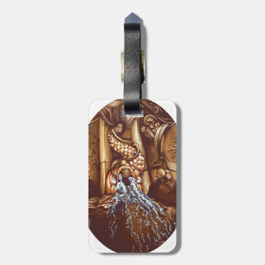 Vis Bagagelabel (Achterkant verticaal)