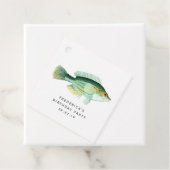  vis bedankjes labels (In situ)