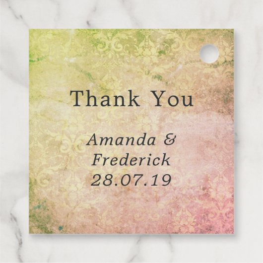  vis bedankjes labels (Achterkant)