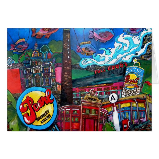 VIS bij Pearl Brewery Kaart (Voorkant Horizontaal)